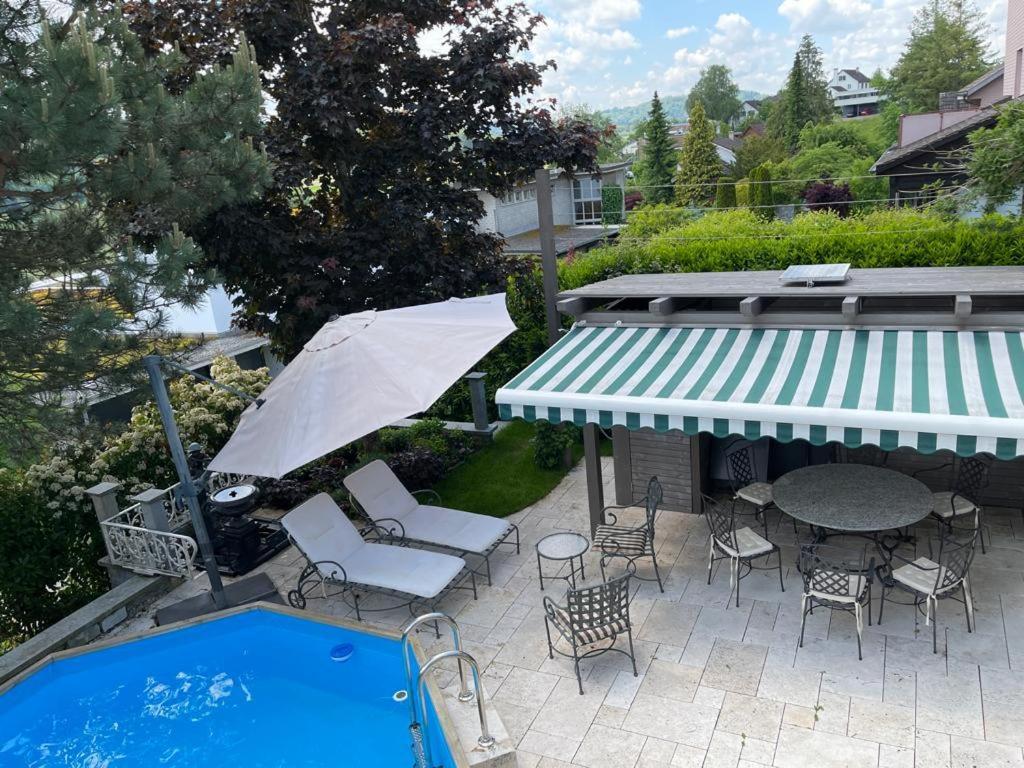 Villa Musica - Studio, Ruhig, Diskret,Mit Grossem Privatem Sitzplatz Lenzburg Kültér fotó