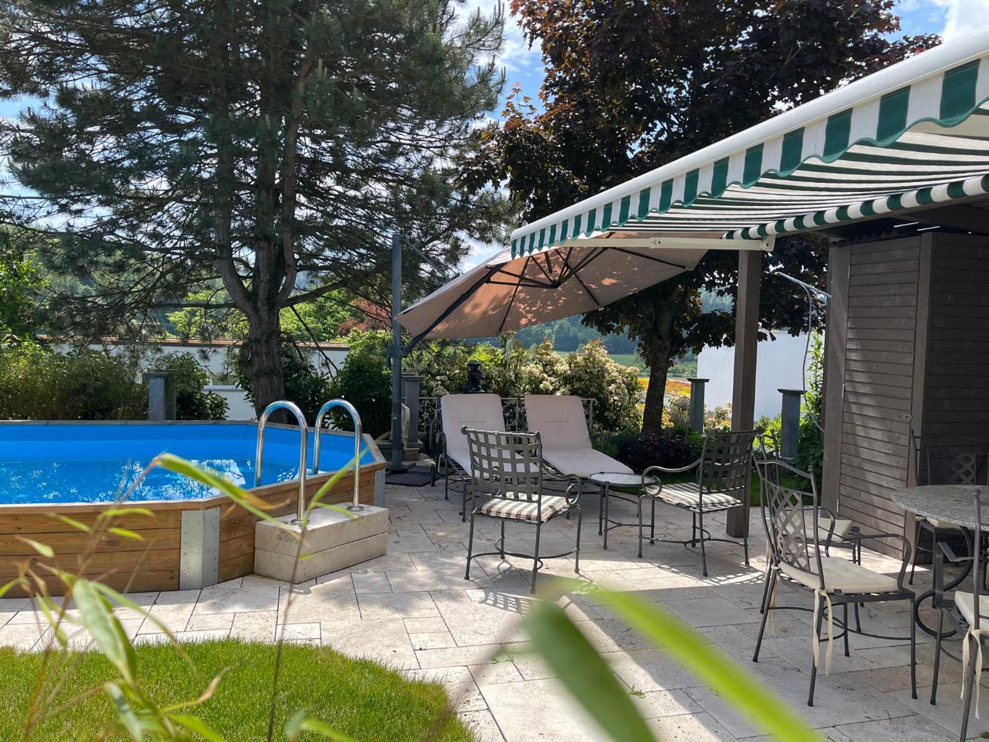 Villa Musica - Studio, Ruhig, Diskret,Mit Grossem Privatem Sitzplatz Lenzburg Kültér fotó